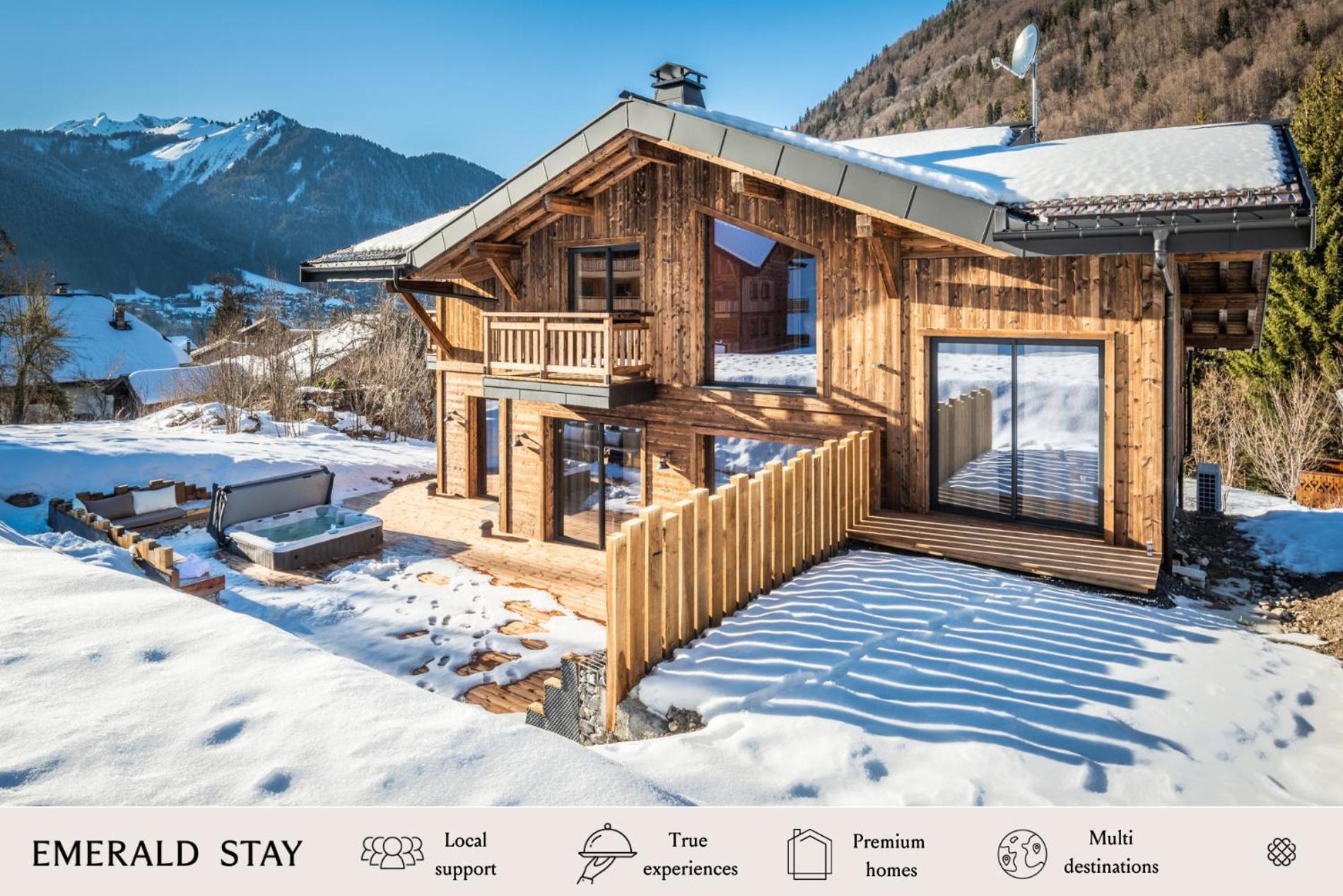 Chalet Azobe Morzine - By Emerald Stay Montriond Exteriör bild
